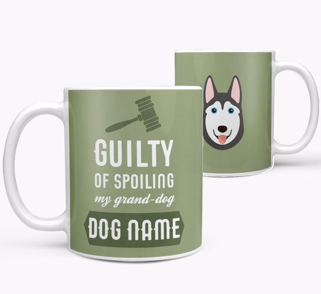 Guilty Grandpa: Personalized {breedCommonName} Mug